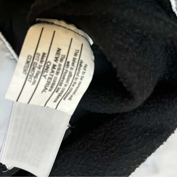 HOLLISTER XS pink/black/white Windbreaker 1/4 Zip Fleece Lined Hoodie - Picture 10 of 11